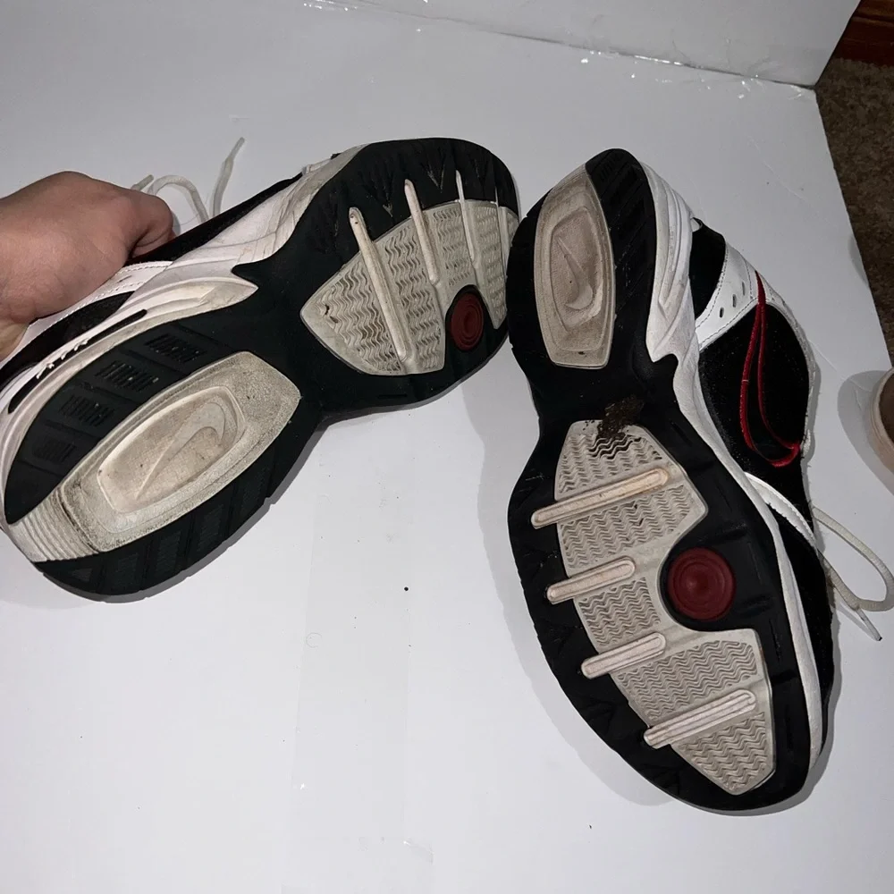 Men's Black and White Athletic Shoes